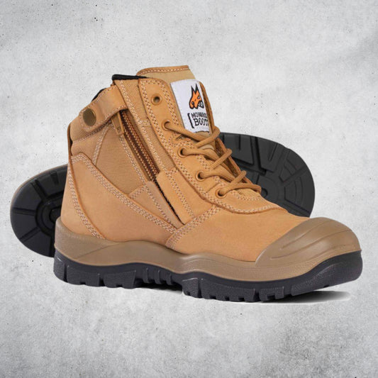 461050 - MONGREL ZIPSIDER SCUFF CAP BOOT - WHEAT