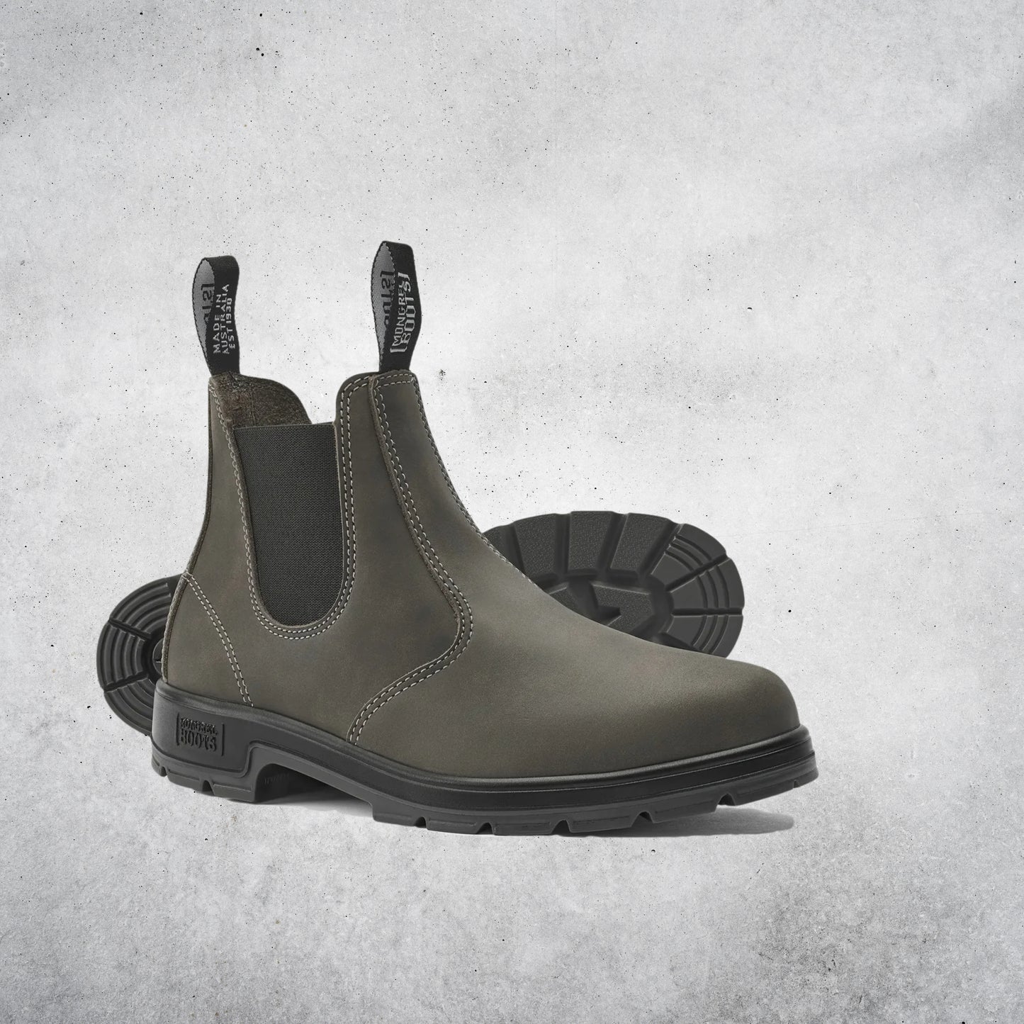 MONGREL K9  ELASTIC SIDED BOOT - CLOUDY GREY