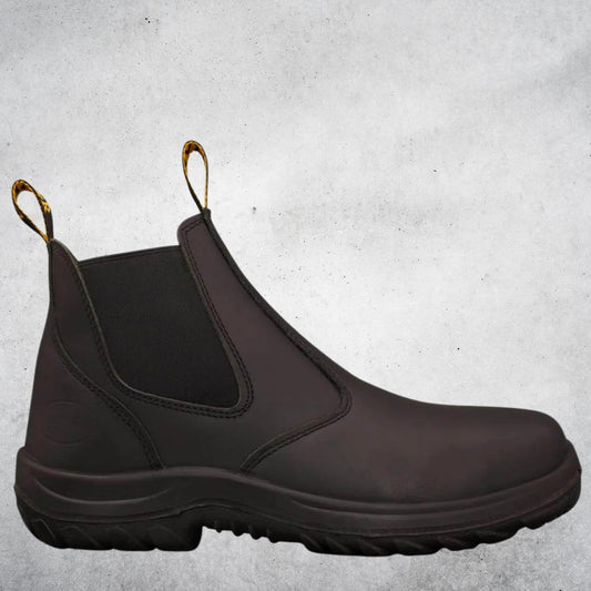 OLIVER 34 SERIES ELASTIC SIDED BOOT - SMOOTH BLACK