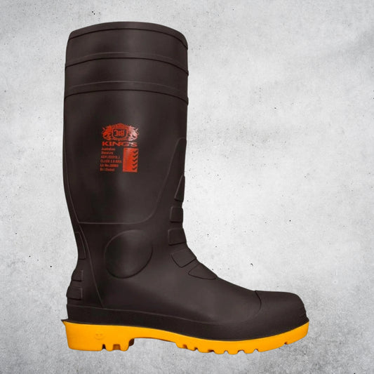 OLIVER KING'S SAFETY GUMBOOT - BLACK
