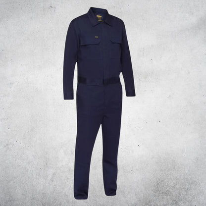 BISLEY COVERALL WITH WAIST ZIP OPENING - NAVY