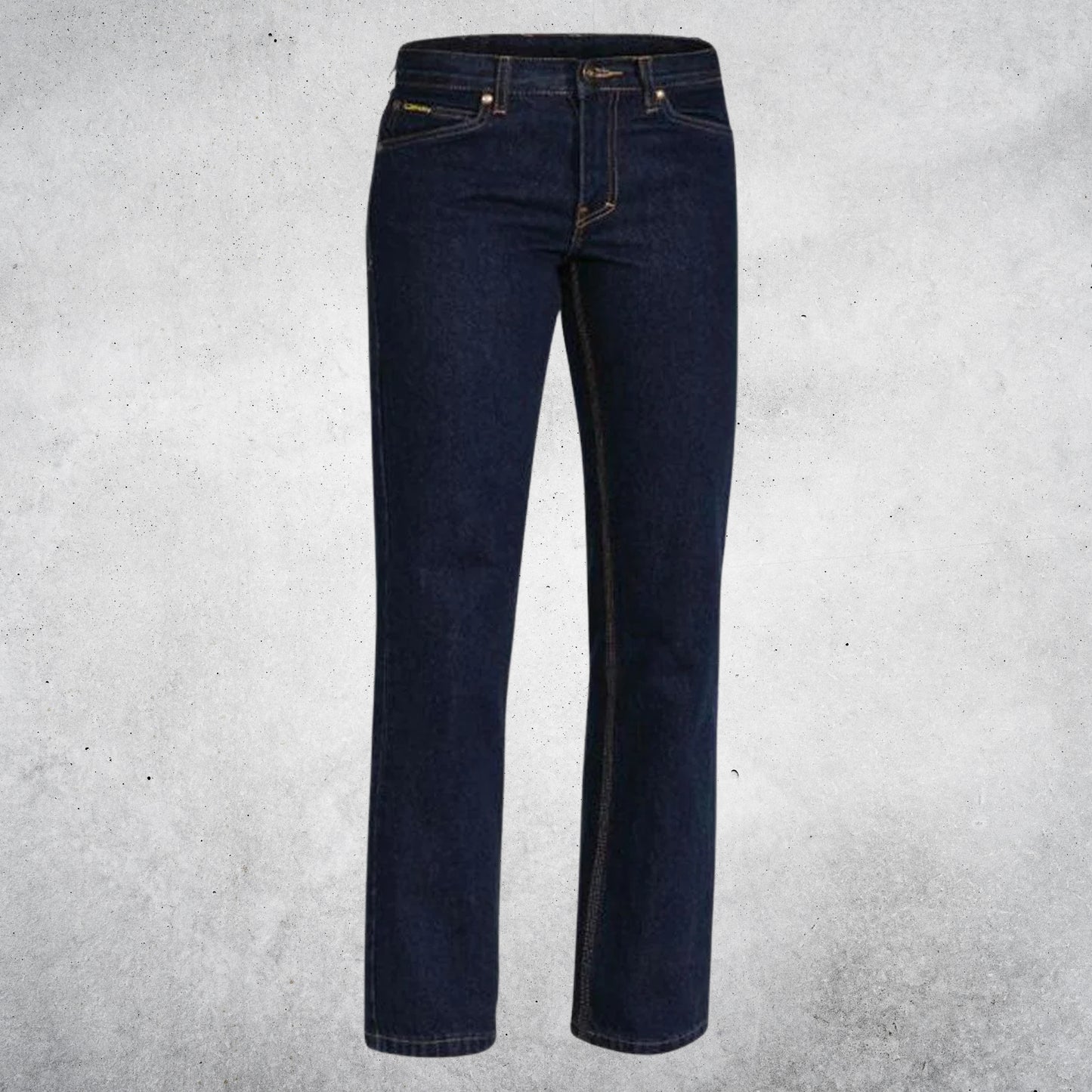 BISLEY INDUSTRIAL WOMENS BOOTLEG JEANS DARK DENIM