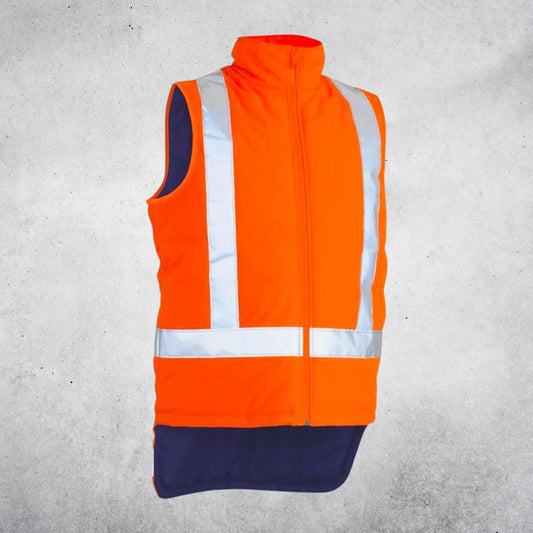 BISLEY PUFFER VEST X TAPED ORANGE