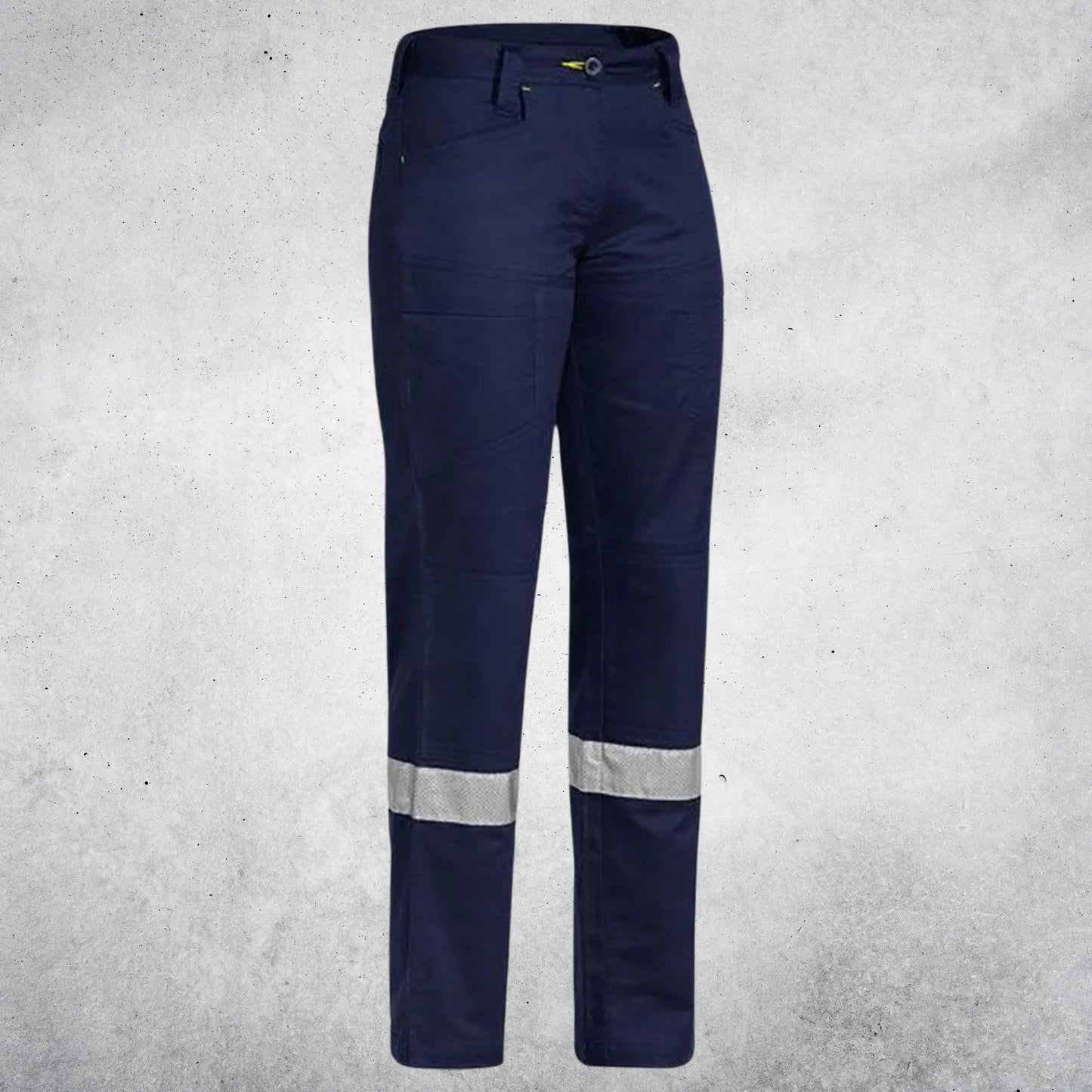 BISLEY WOMENS 3M TAPED X AIRFLOW RIPSTOP VENTED PANT NAVY