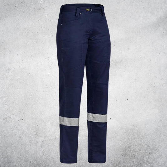 BISLEY WOMENS 3M TAPED X AIRFLOW RIPSTOP VENTED PANT NAVY