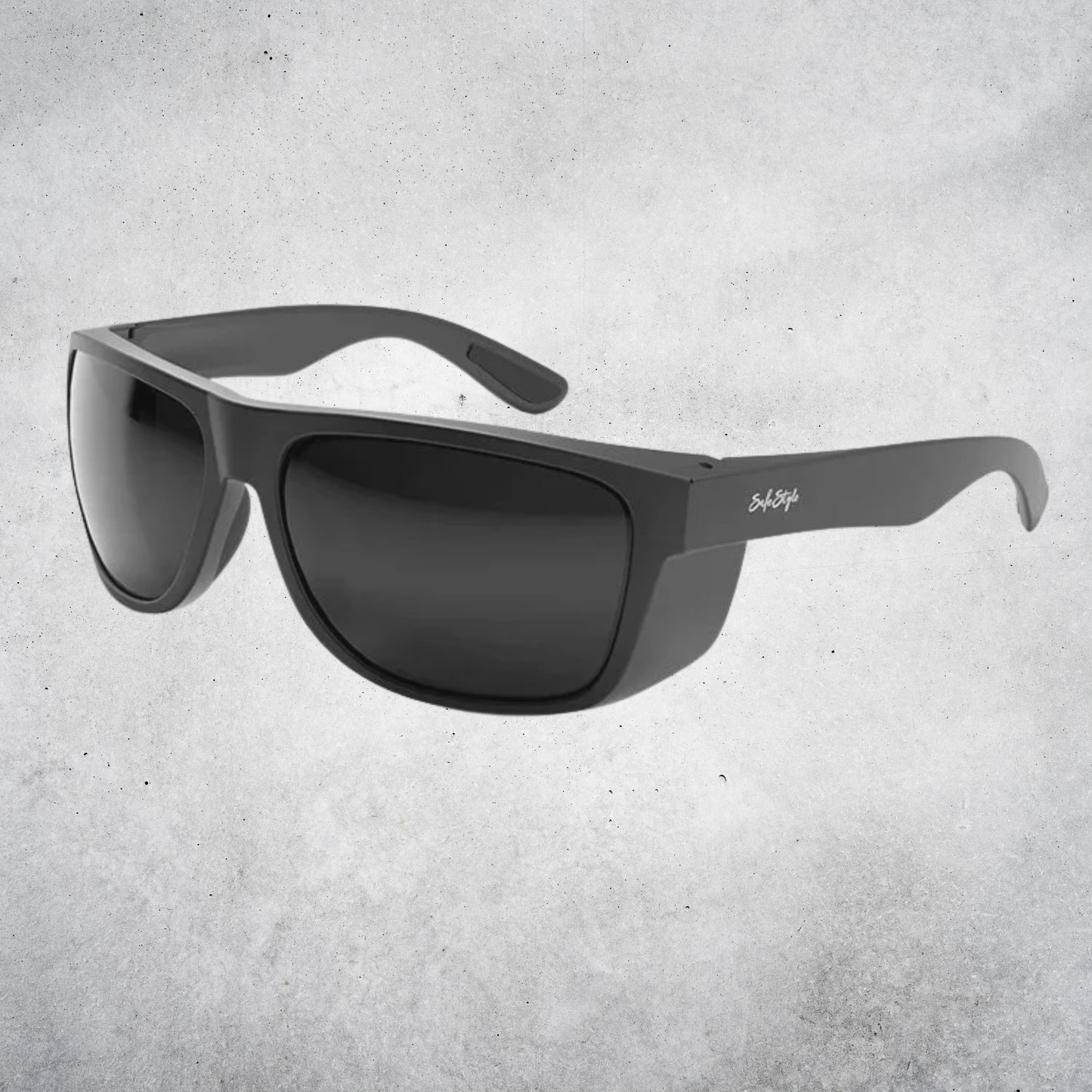 SAFESTYLE RAPIDS MATTE BLACK FRAME POLARISED LENS