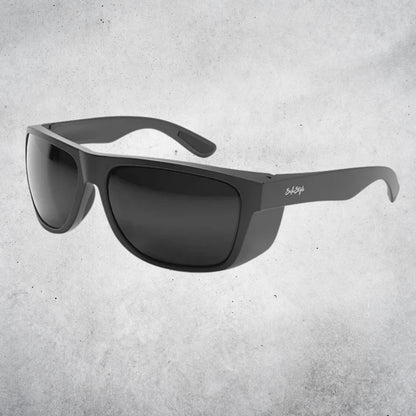 SAFESTYLE RAPIDS MATTE BLACK FRAME POLARISED LENS