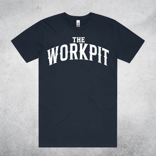 THE WORK PIT TEE - NAVY