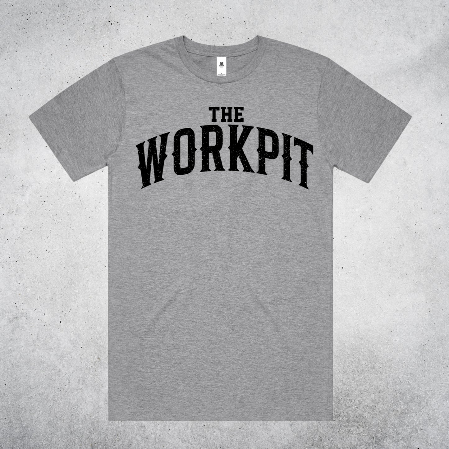 THE WORK PIT TEE - GREY MARLE