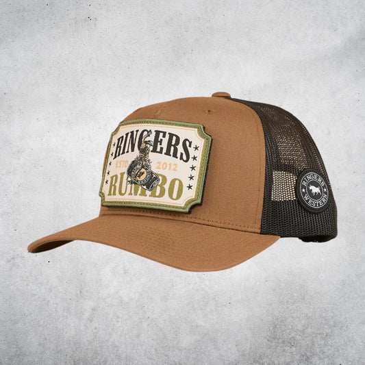 RINGERS WESTERN SWITCHEROO TRUCKER CAP - CLAY