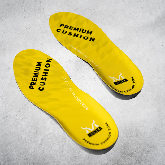 MUNKA PREMIUM CUSHION INSOLE - YELLOW