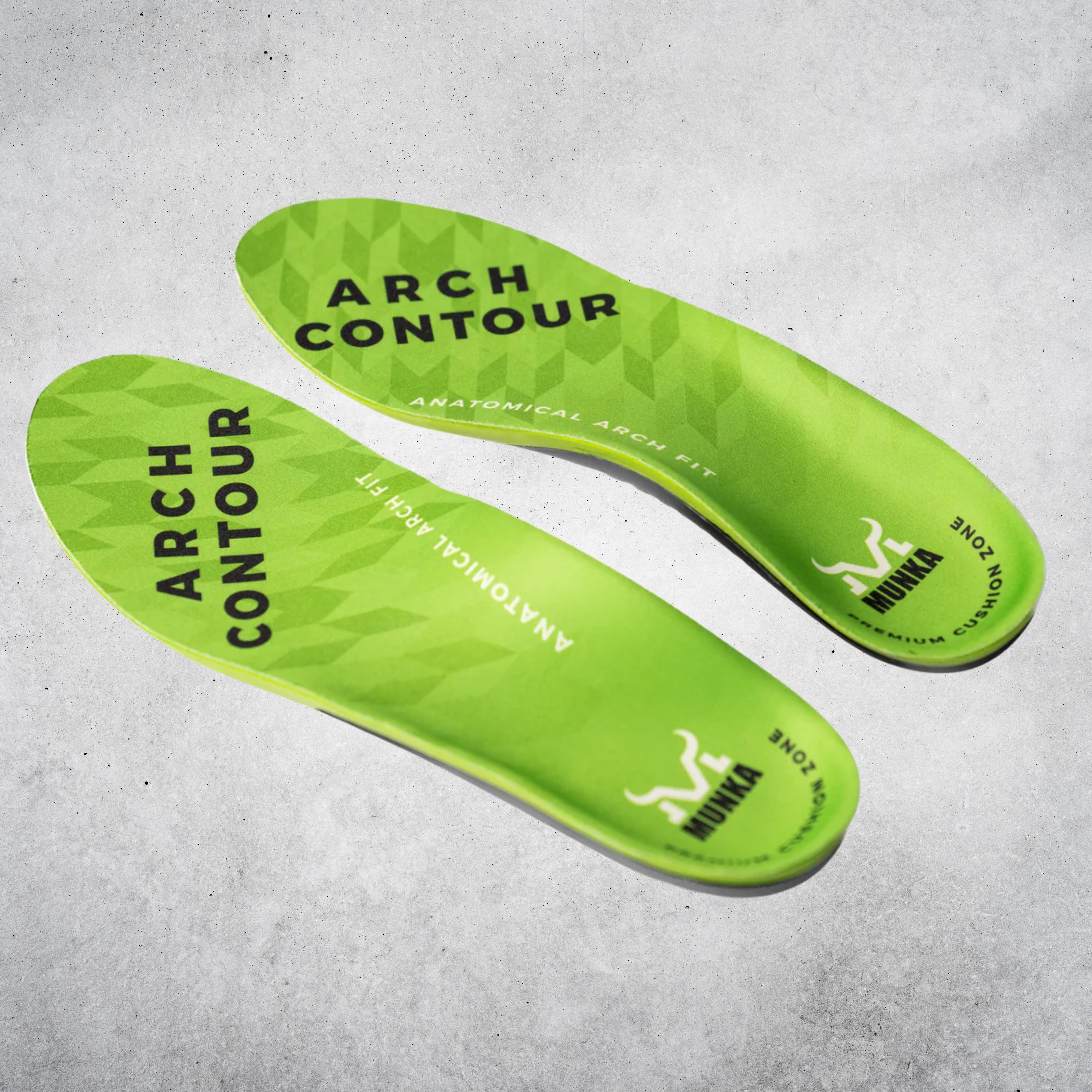 MUNKA ARCH CONTOUR INSOLE - GREEN – The Work Pit