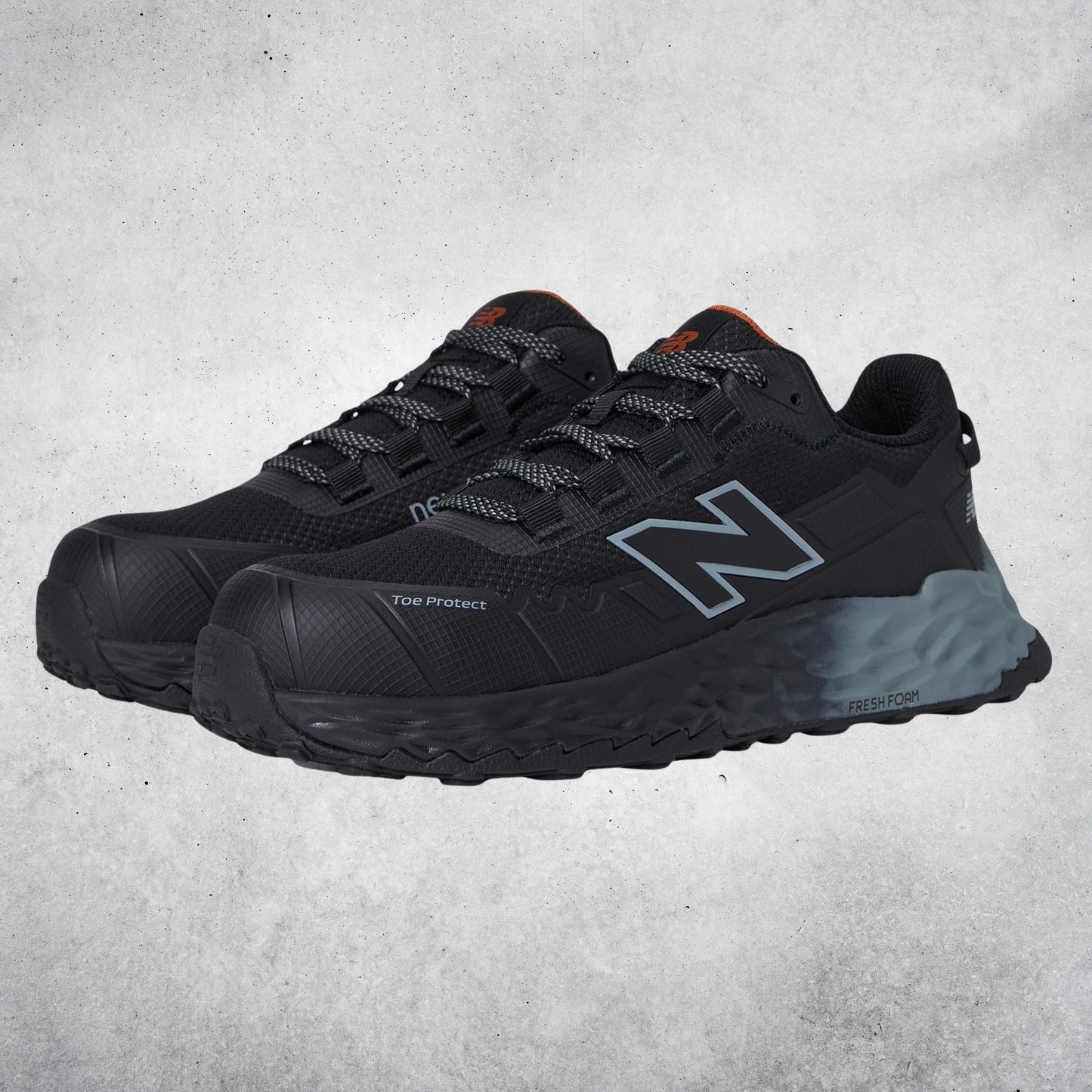 NEW BALANCE WOMENS CREMORNE SAFETY SNEAKERS - BLACK/GREY