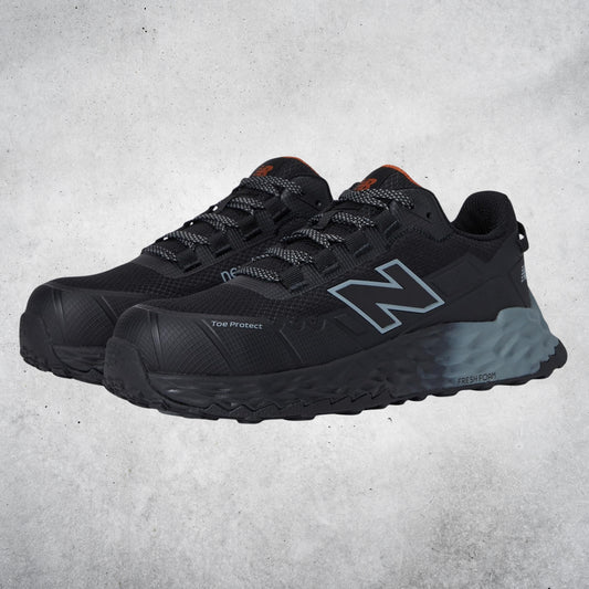 NEW BALANCE WOMENS CREMORNE SAFETY SNEAKERS - BLACK/GREY
