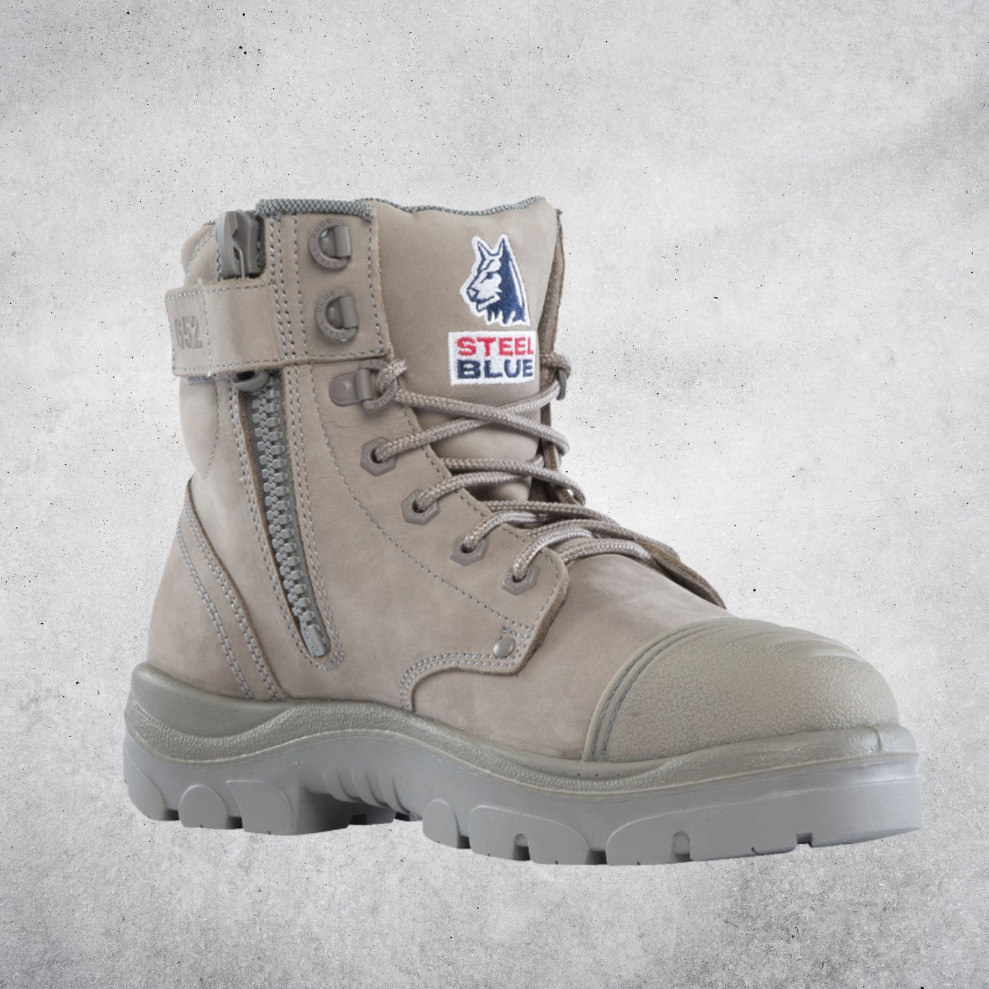 STEEL BLUE 312652 - ARGYLE ZIP SCUFF CAP BOOTS - GRANITE