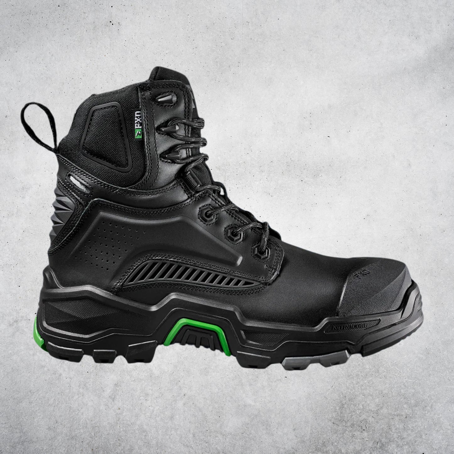 FXD - DURA X1 - NITROCORE™ HIGH CUT, HIGH PERFORMANCE WORK BOOTS - BLACK