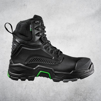 FXD - DURA X1 - NITROCORE™ HIGH CUT, HIGH PERFORMANCE WORK BOOTS - BLACK