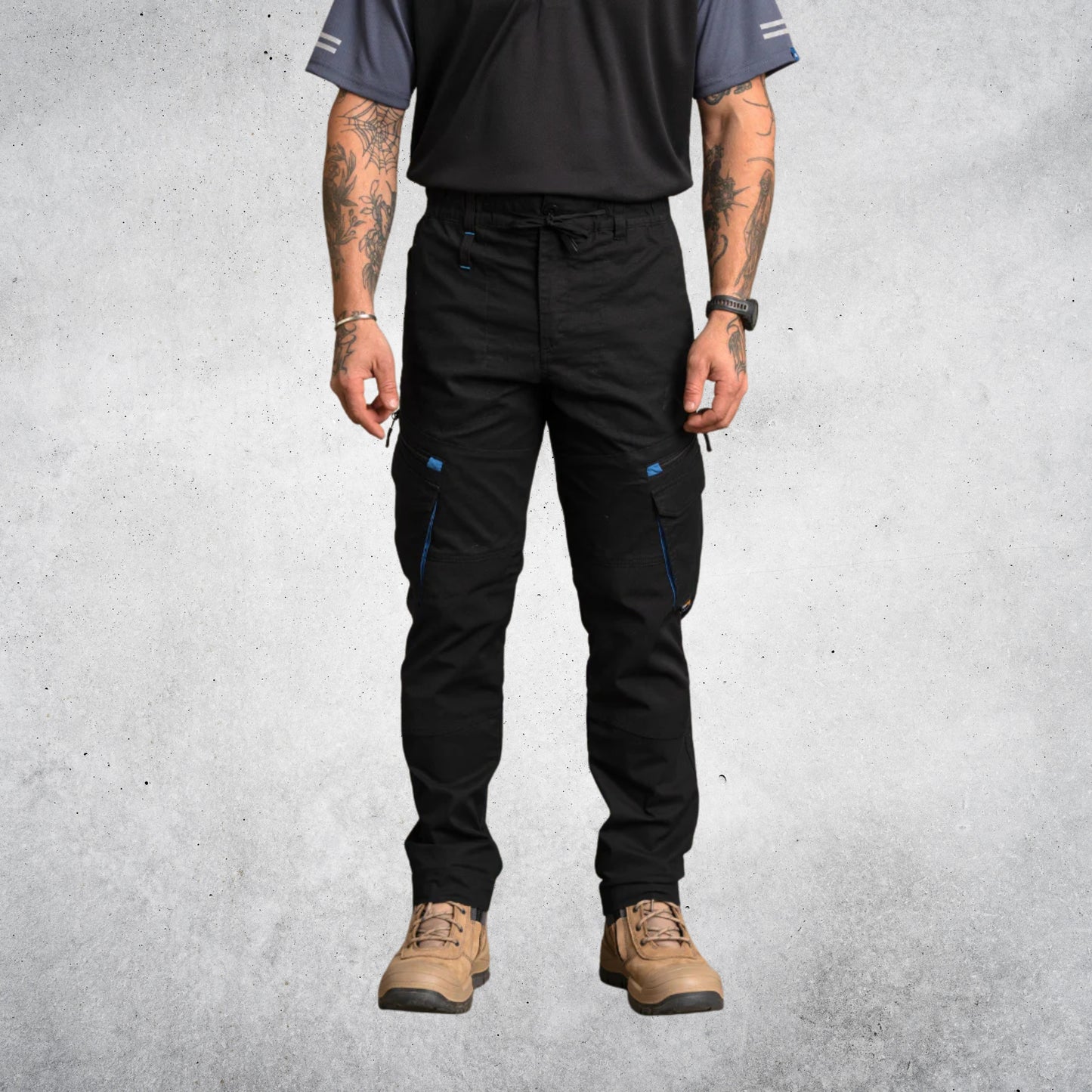 ANTHEM  AGILITY PANT COTTON RIPSTOP - BLACK