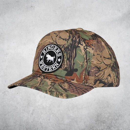RINGERS WESTERN SIGNATURE BULL BLACKWATER BASEBALL CAP - CAMO
