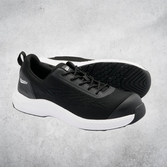 BLUNDSTONE 840 SAFETY LACE-UP JOGGER - BLACK / WHITE