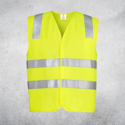 SYZMIK UNISEX HI VIS BASIC VEST - YELLOW