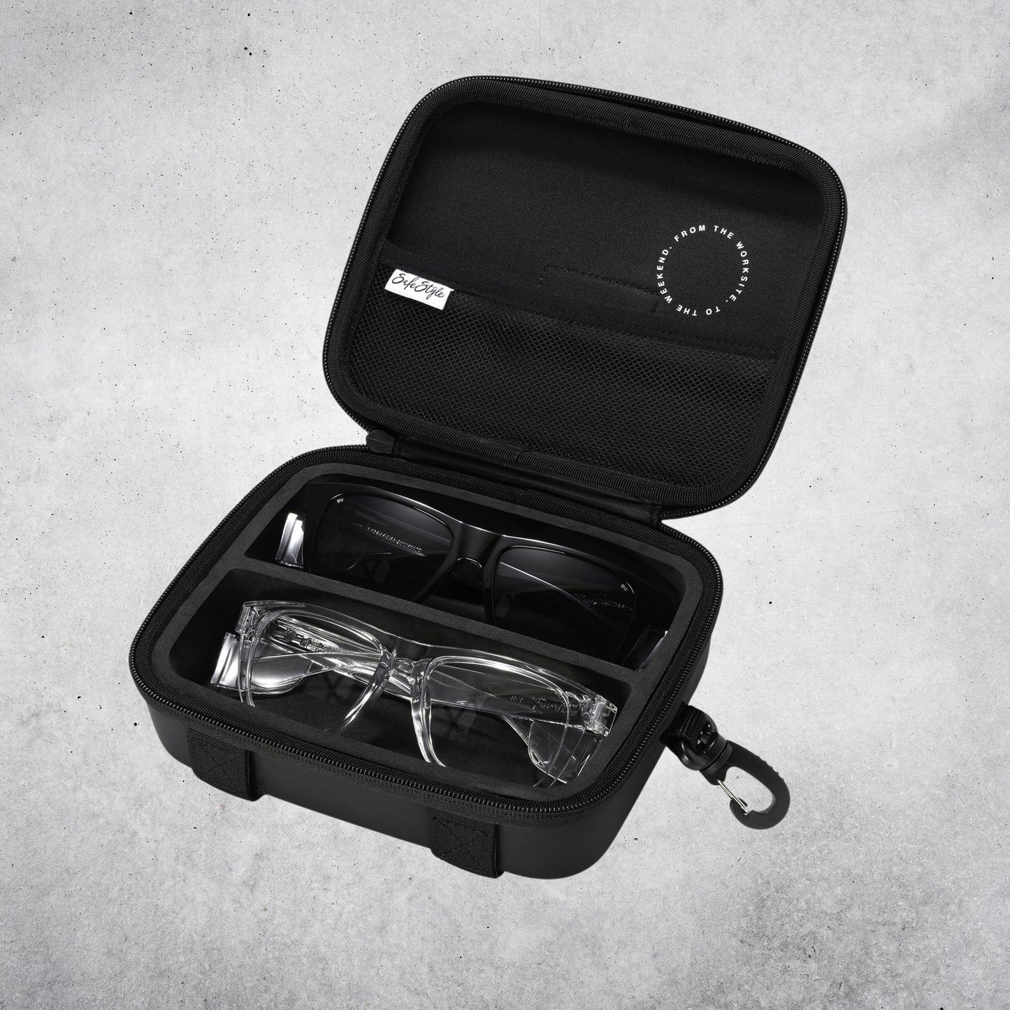 SAFESTYLE DOUBLE HARD CASE - BLACK