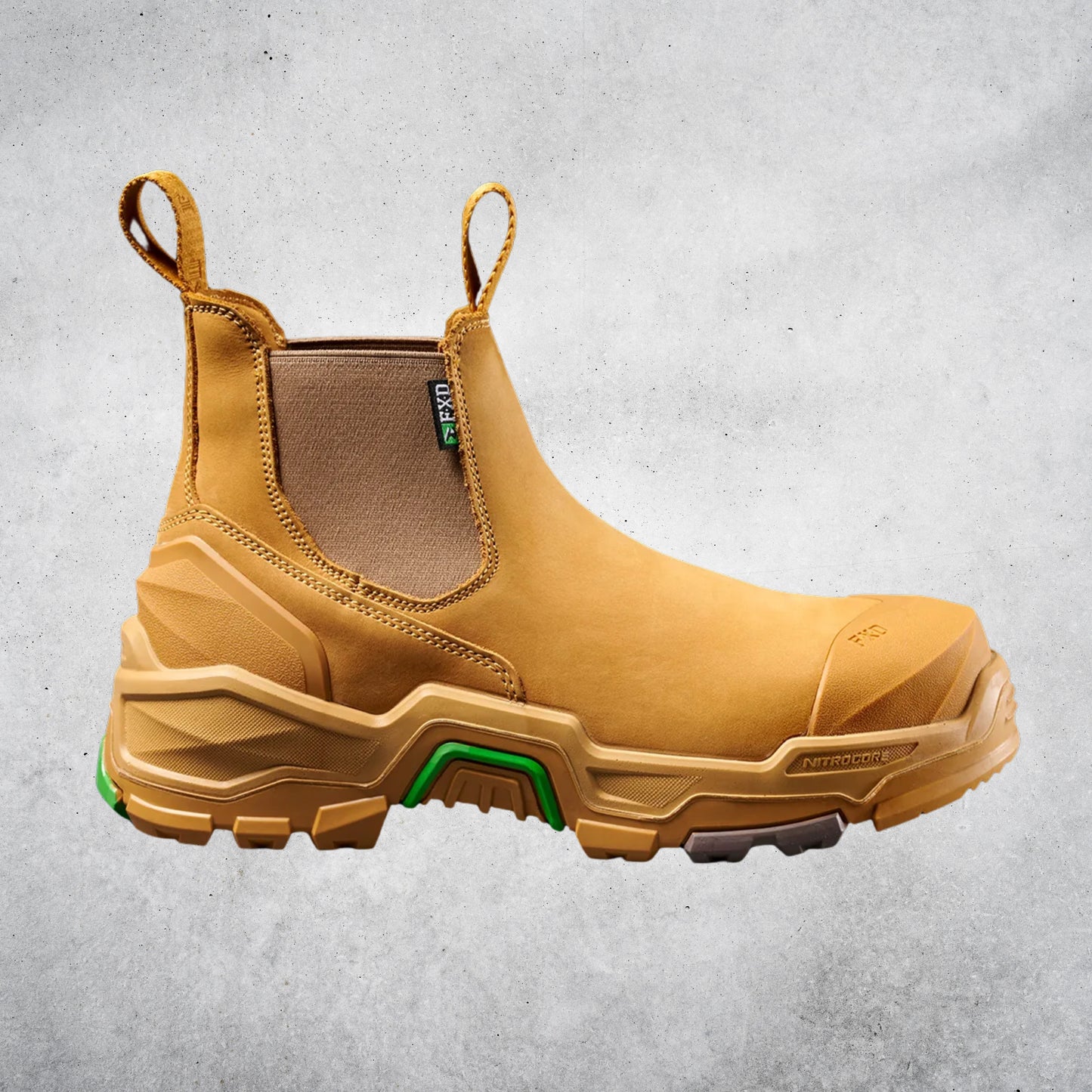 FXD - DURA X3 NITROCORE™ SLIP ON, HIGH PERFORMANCE WORK BOOTS  - WHEAT