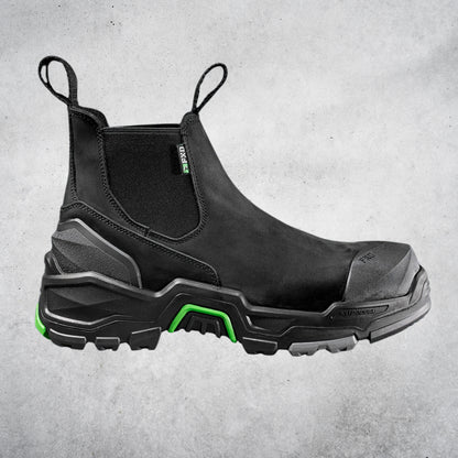 FXD - DURA X3 NITROCORE™ SLIP ON, HIGH PERFORMANCE WORK BOOTS - BLACK
