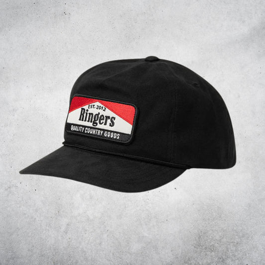 RINGERS WESTERN RANGERS ROADHOUSE CAP - BLACK