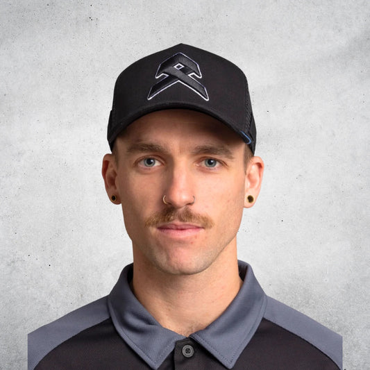 ANTHEM ICON TRUCKER CAP - BLACK (ONE SIZE)