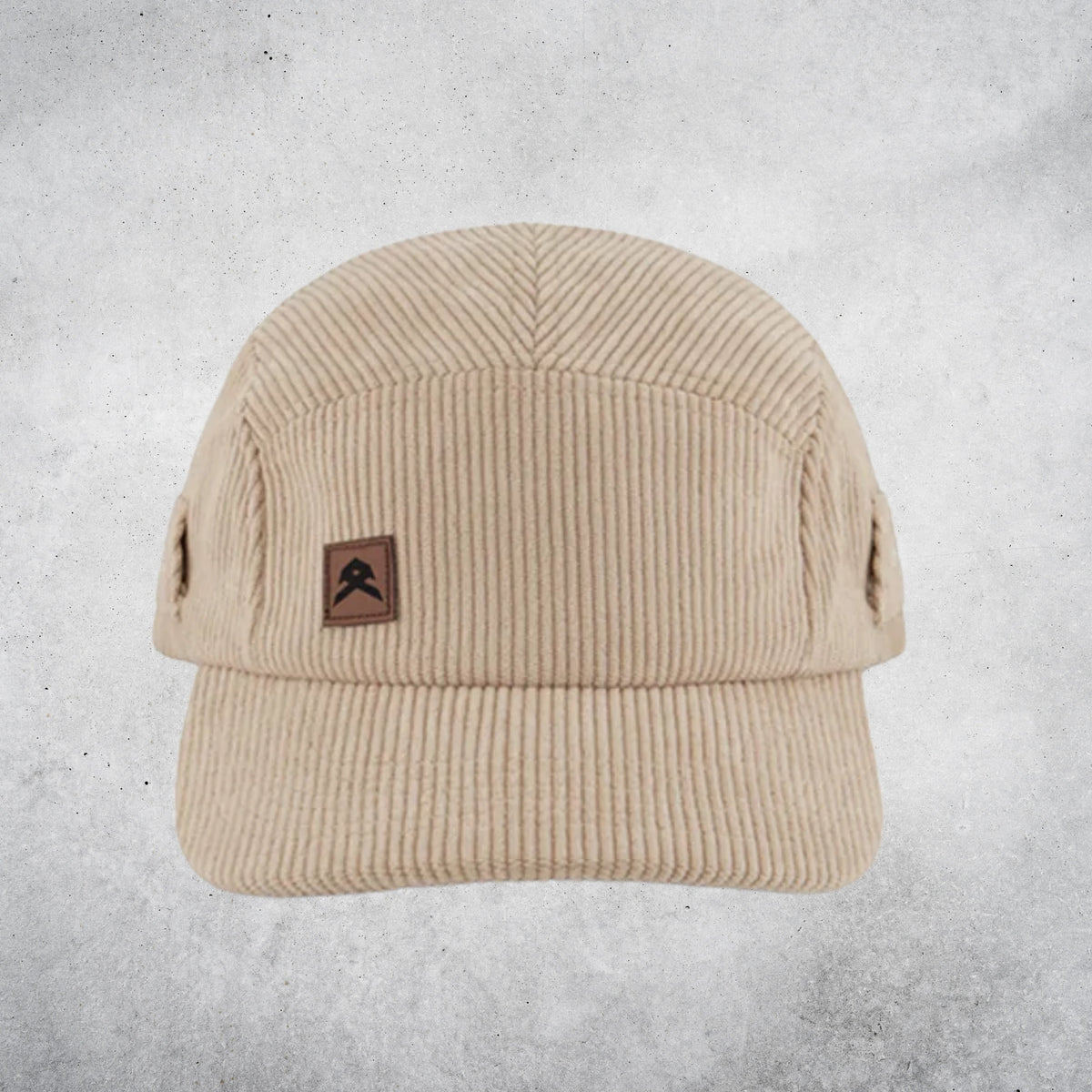 ANTHEM CORDUROY 5 PANEL HAT - KHAKI