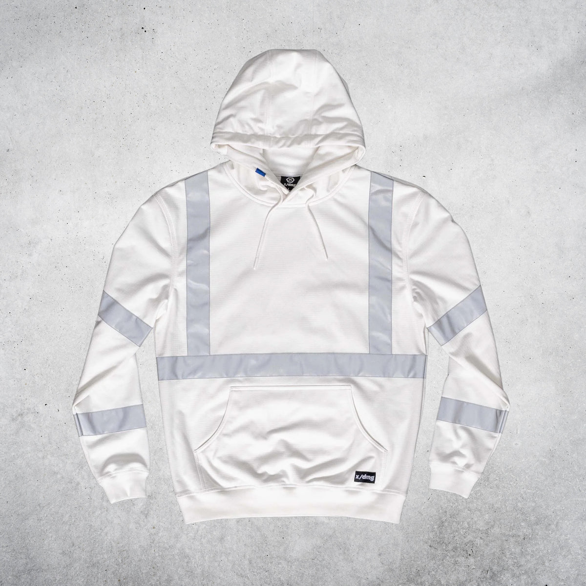 UF-1T TAPED DODGER HOODIE - WHITE