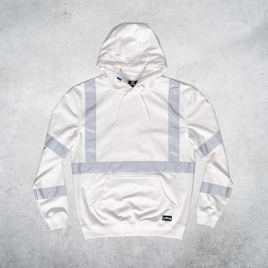 UF-1T TAPED DODGER HOODIE - WHITE