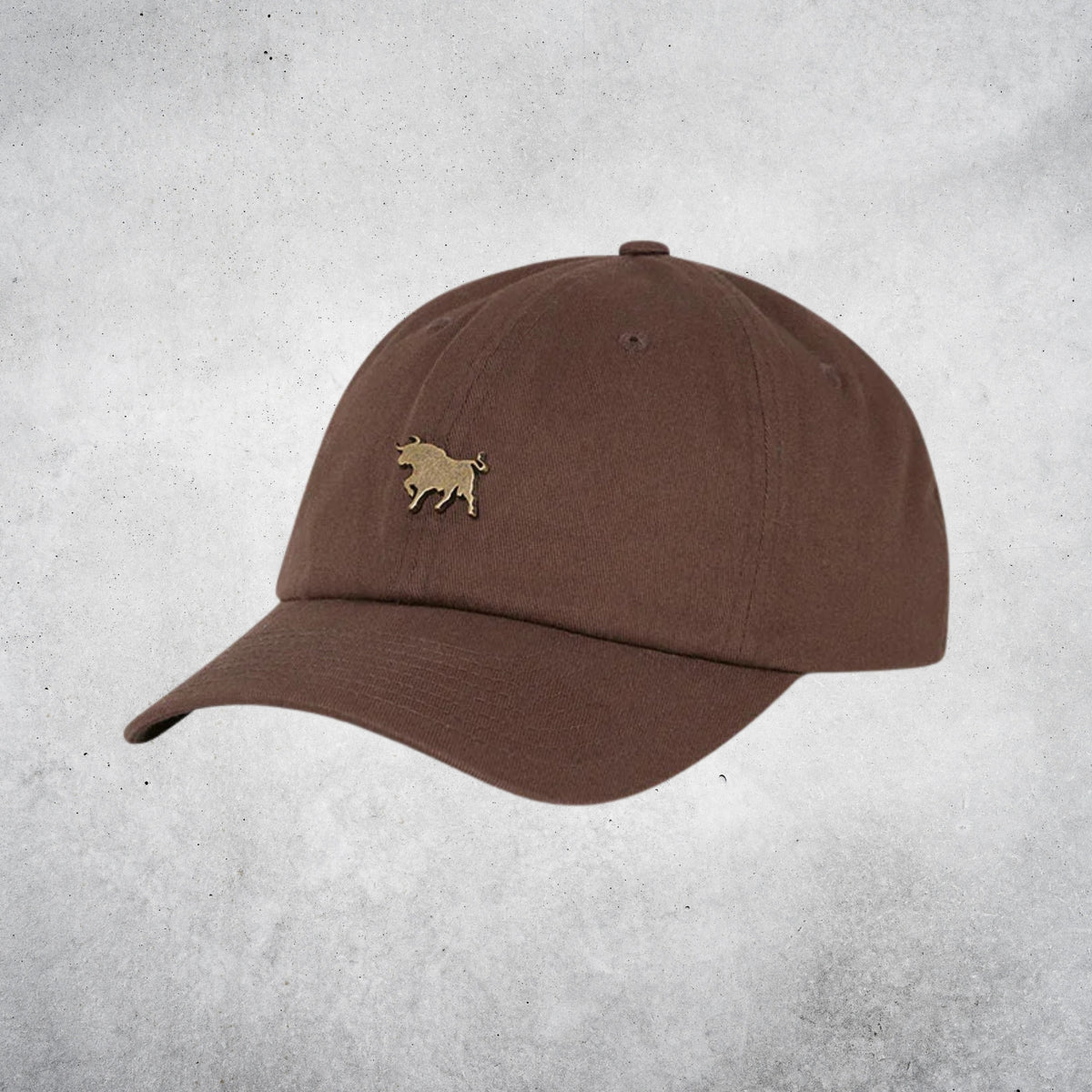 Hero Flexfit 110 Baseball Cap  - Chocolate / Antique Brass