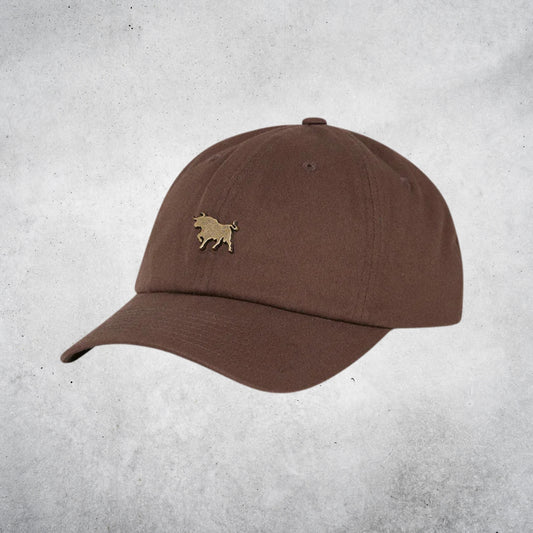 Hero Flexfit 110 Baseball Cap  - Chocolate / Antique Brass