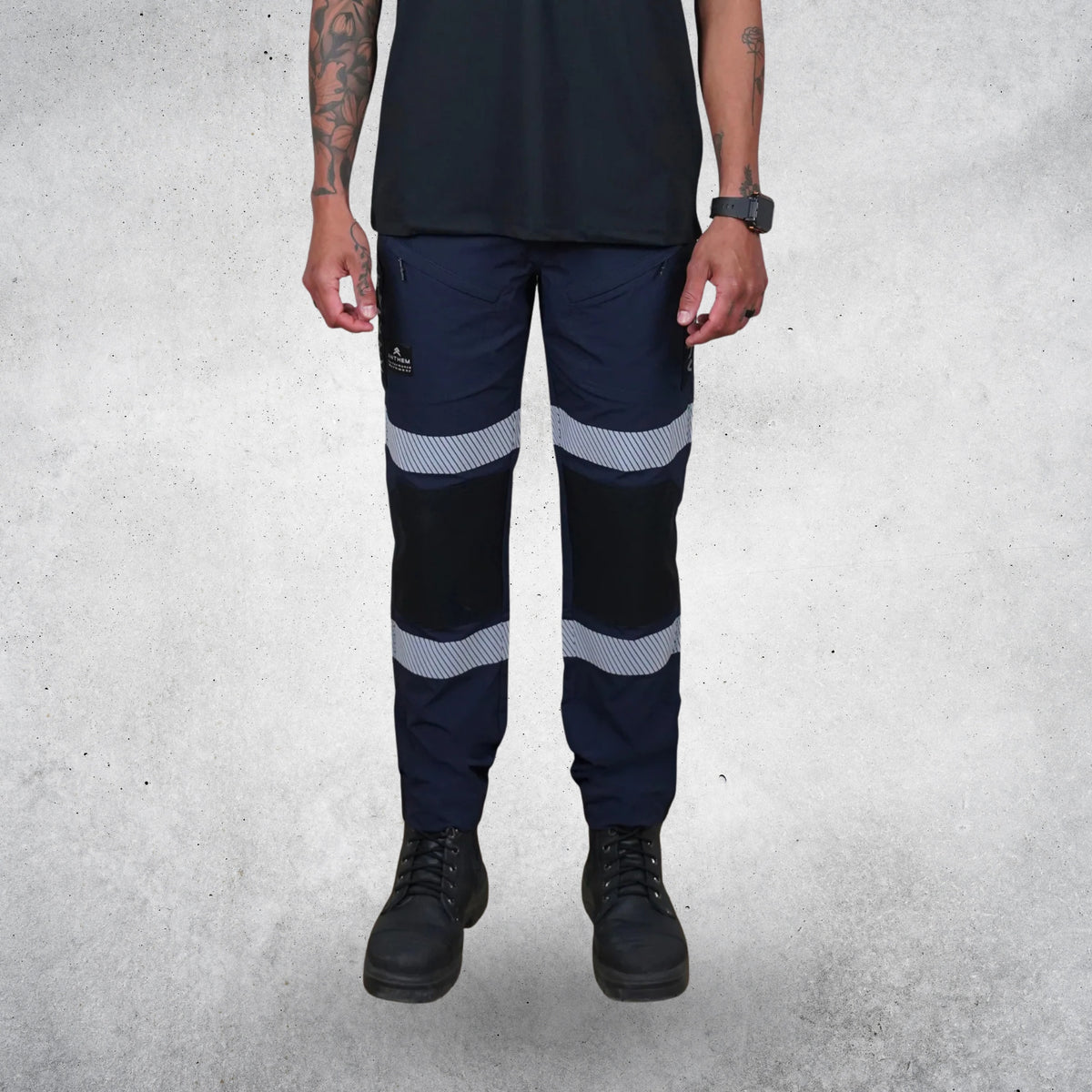 ANTHEM TRIUMPH PANT STRAIGHT LEG WITH TAPE- NAVY