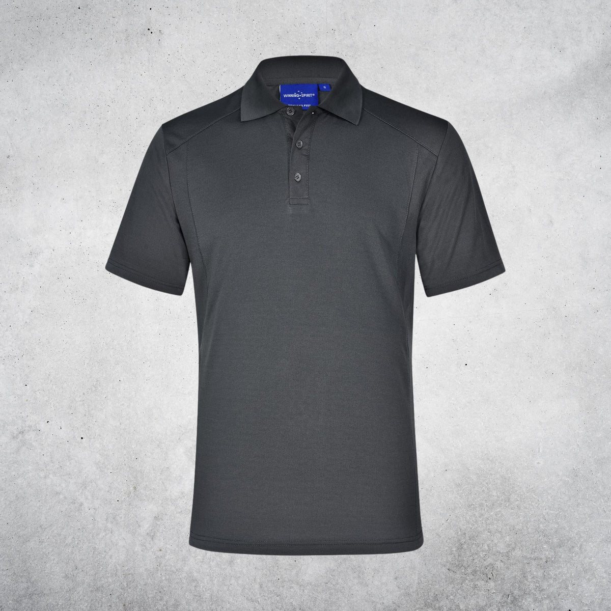 MEN'S BAMBOO CHARCOAL SHORT SLEEVE POLO - STORM GREY