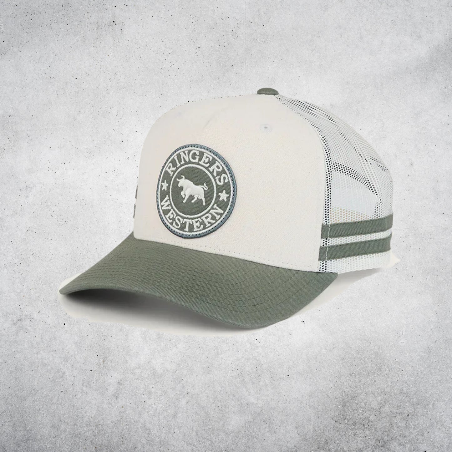 RINGERS WESTERN MCCOY TRUCKER CAP - BEIGE / PALE