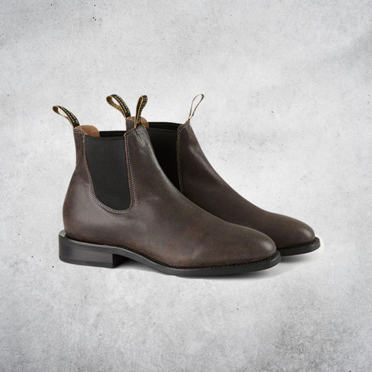 RINGERS WESTERN  KUNUNURRA MENS BOOT - SMOKE