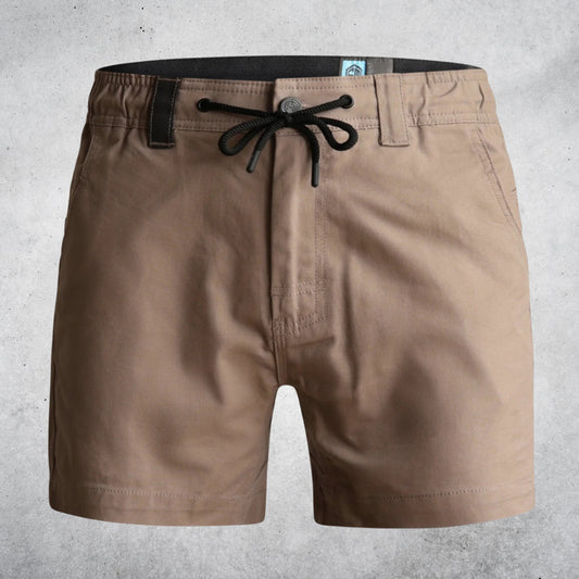 FORM S1 | NDUR CANVAS WORK SHORTS – KHAKI