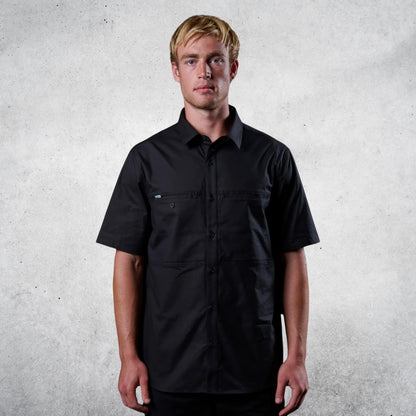 FXD SSH-3 SHORT SLEEVE SHIRT - BLACK