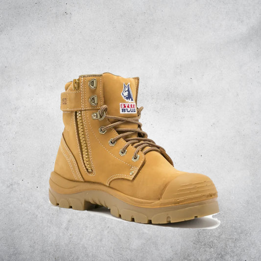 STEEL BLUE 332152 ARGYLE ZIP TPU / BUMP CAP BOOTS - WHEAT