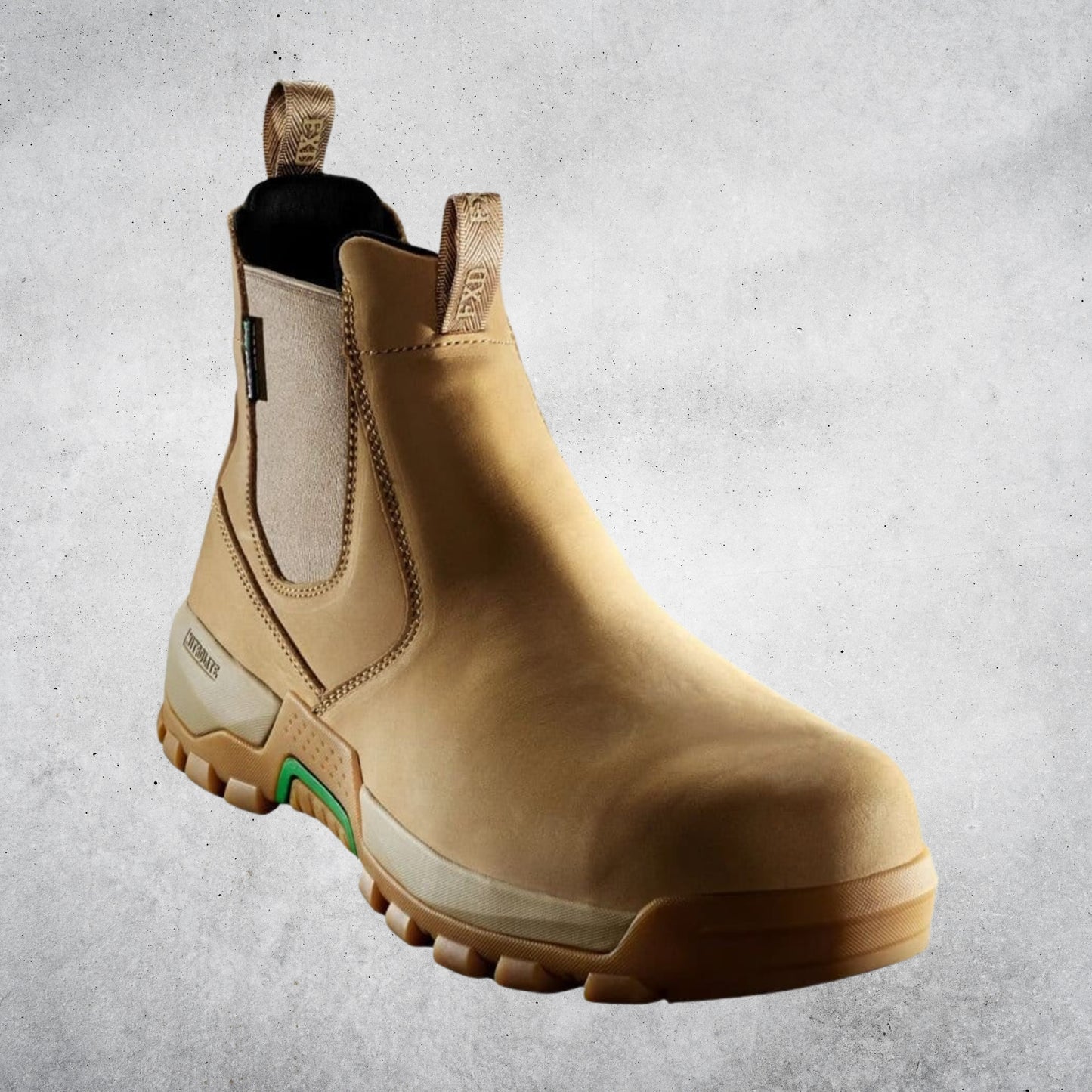 FXD WB-4 ELASTIC SIDE SAFETY BOOT WHEAT