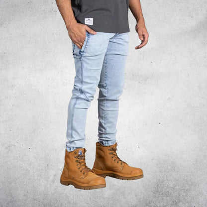 ANTHEM TECH STRETCH DENIM PANTS - LIGHT WASH