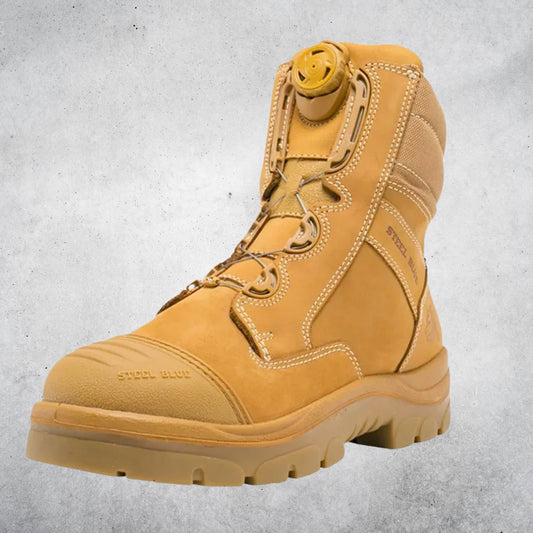 STEEL BLUE SOUTHERN CROSS SPINFX BOOTS - WHEAT