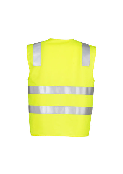 SYZMIK UNISEX HI VIS BASIC VEST - YELLOW