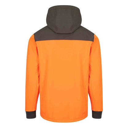 FORM WORKWEAR 2 IN 1 HI VIS HOODIE ORANGE - The Work Pit