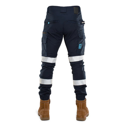 FORM FB1T | REFLECTIVE TAPED WORK PANTS - NAVY