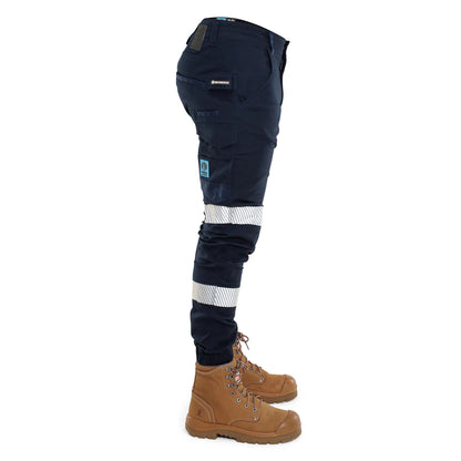 FORM FB1T | REFLECTIVE TAPED WORK PANTS - NAVY