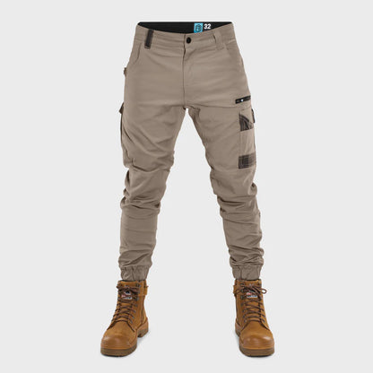 FORM | FB1 CUFFED WORKPANTS - KHAKI